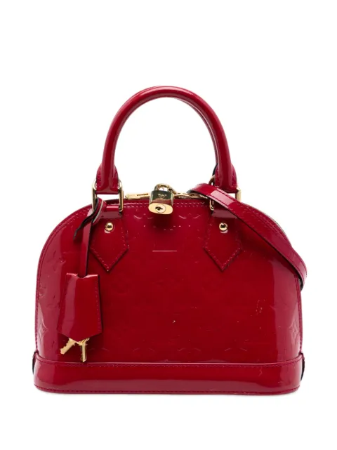 Louis Vuitton Pre-Owned 2014 Monogram Vernis Alma BB satchel Red NDFLI2RHDLLU0SZL