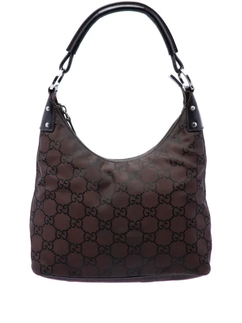 Gucci Pre-Owned 2016-2026 GG Nylon shoulder bag Brown J3U980APVI4RO01J