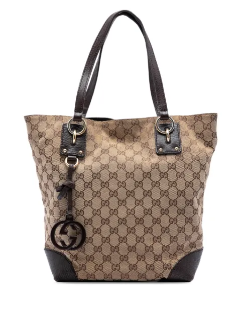 Gucci Pre-Owned 2016-2026 GG Canvas GG Charm tote bag Neutrals 730TA9RF3UOSL2QS