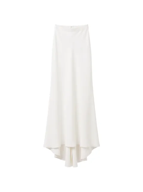 Gemy Maalouf high-low-hem long skirt White GMCPS277995LS