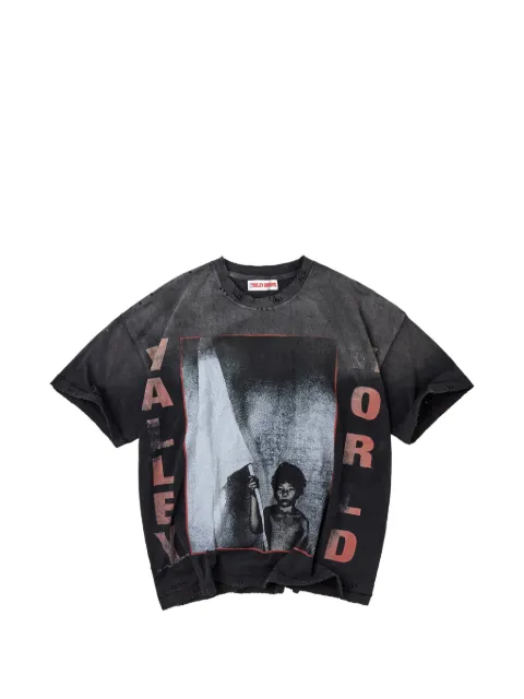 Vale graphic-print T-shirt Black VAL267