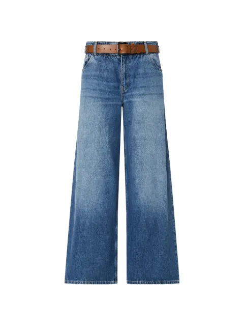 LIU JO flare jeans with belt Blue UF6186D0370