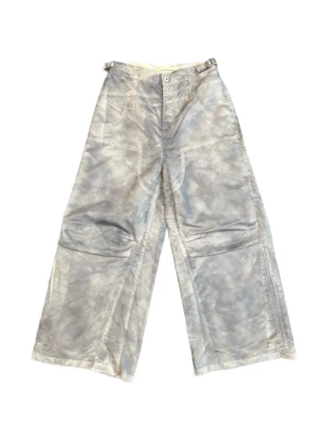 Feng Chen Wang rear-pocket trousers Blue FUS21TR05