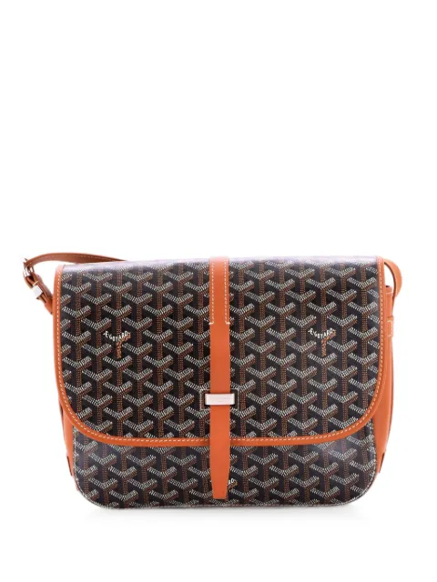 Goyard Pre-Owned Belvedere II Messenger Bag Coated Canvas MM crossbody bag Brown XA15NLAPEIAI4E4G