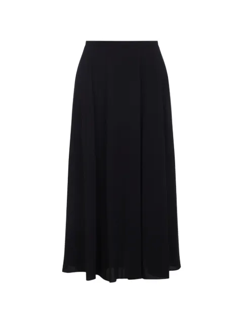 Alberta Ferretti midi high-waisted flared skirt Black A01086617