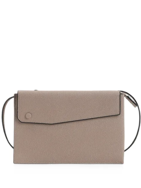 Valextra Pocket grain-leather crossbody bag Neutrals WBPK0001028LOC99