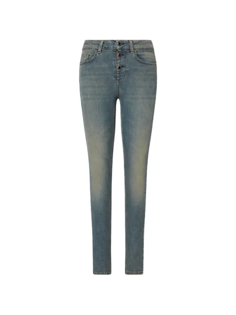 LIU JO skinny jeans with crafted buttons Blue UF6002D0328