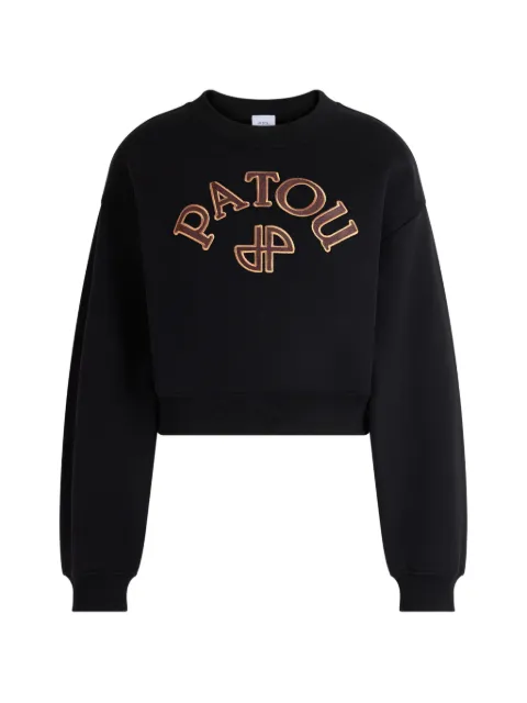 Patou logo-embroidered sweatshirt Black JE2819995