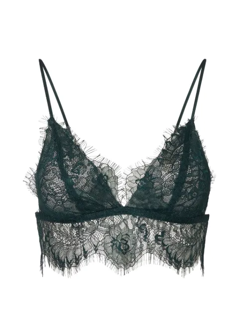 LIU JO chantilly lace bralette Green PF6066J4961