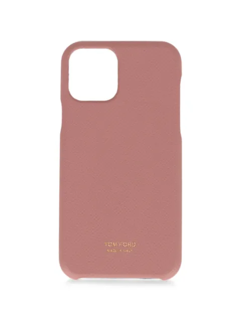 TOM FORD logo-print iPhone case Pink S0380TLCL081