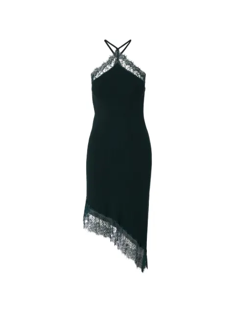 LIU JO knit midi dress with lace Green PF6058MS99E