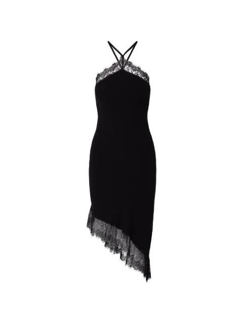 LIU JO knit midi dress with lace Black PF6058MS99E22222