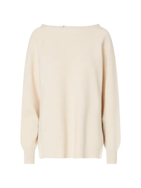 LIU JO knit sweatshirt with cut-out Neutrals PF6057MS99E