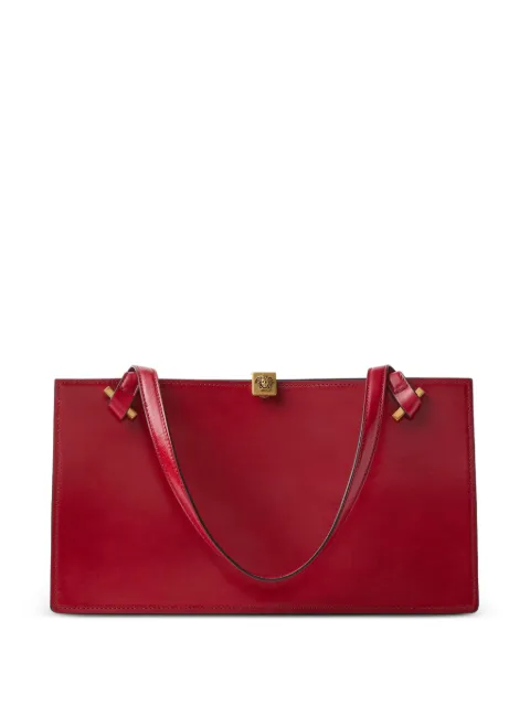 Versace Severine leather tote Red 10232451A17453