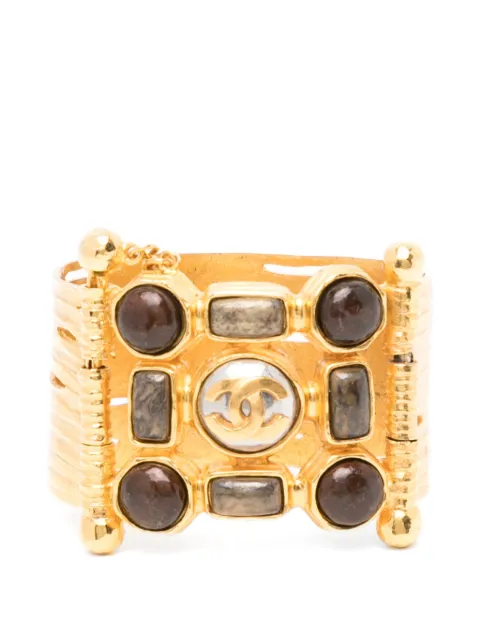 CHANEL Pre-Owned CC bracelet Gold CSVM9345