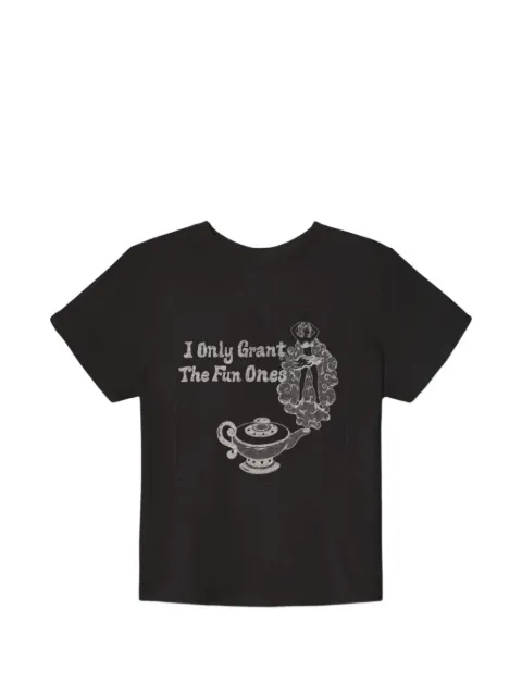 RE/DONE Fun Ones graphic-print cotton T-shirt Black 02402WCGT417