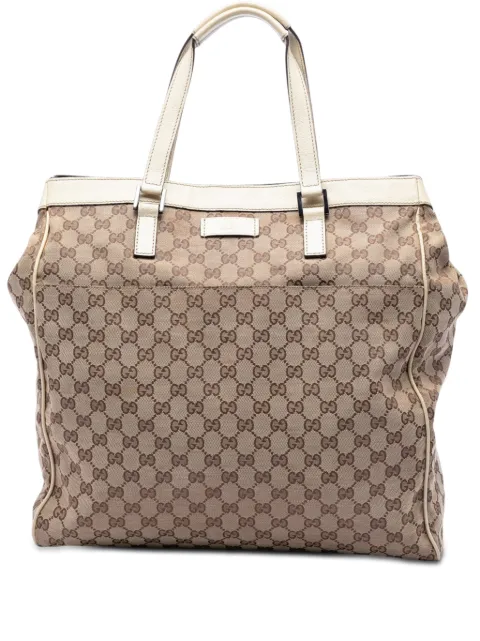 Gucci Pre-Owned 2000-2015 GG Canvas tote bag Neutrals Q4X5TOM2X660SC7G