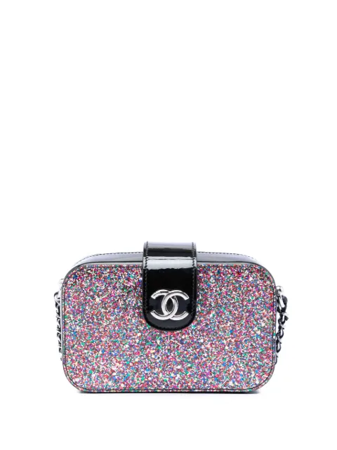 CHANEL Pre-Owned 2017-2018 Glitter Patent Evening On The Moon Camera Case crossbody bag Multicolour KZ6M6R3MKYQNFS2N