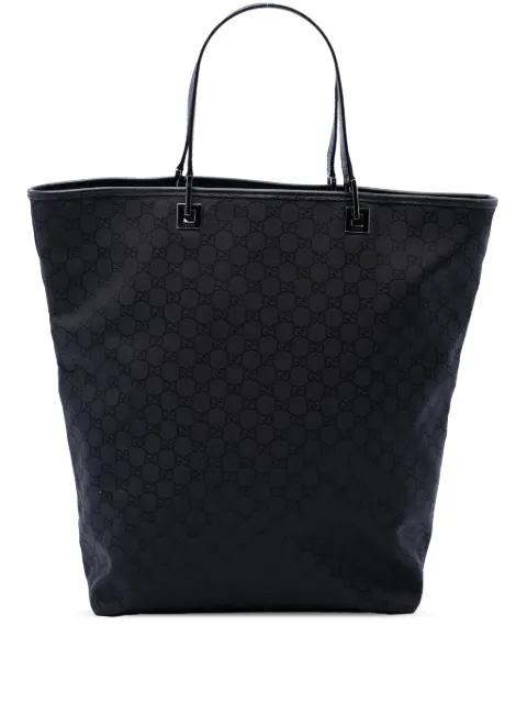Gucci Pre-Owned 2016-2026 GG Canvas tote bag Black FSO7XZ68I6ZSRVYG