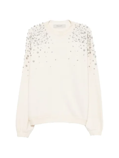 Golden Goose embellished sweatshirt Neutrals GUP02711P002645