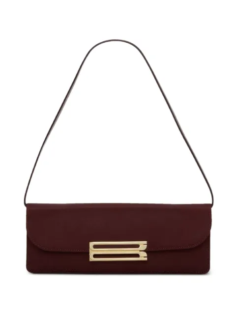 Victoria Beckham Dorian logo-plaque shoulder bag Red B326AAC007572A