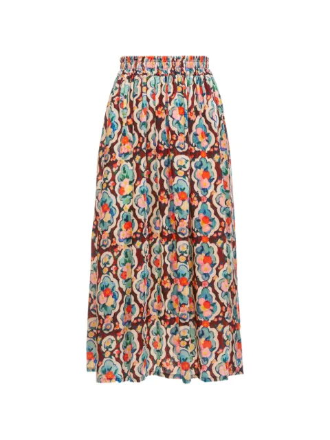 La DoubleJ Simple skirt Brown SKI0051VEL004MAT01RE02