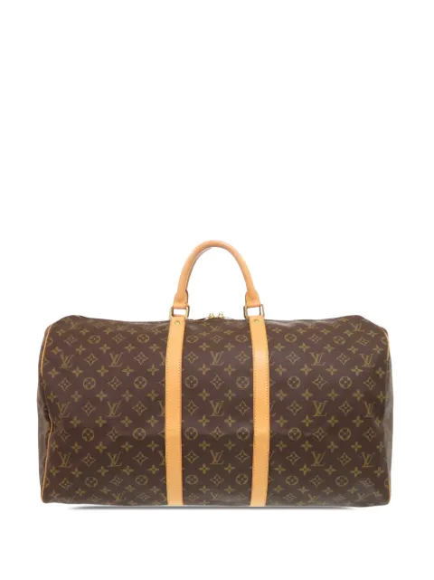 Louis Vuitton Pre-Owned 2002 Monogram Keepall 55 travel bag Brown RSC9MABYLAL872WD