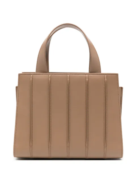Max Mara Whitney ribbed-leather tote bag Neutrals 2624516051600