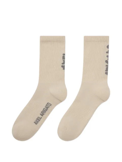 Axel Arigato floral jacquard-knit socks Neutrals X3956008