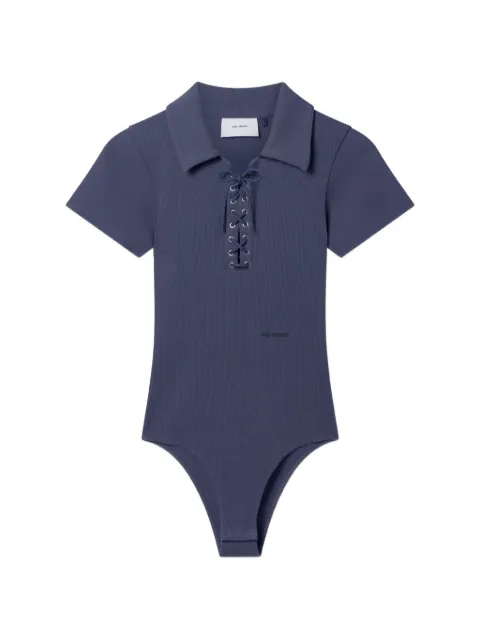Axel Arigato lace-up ribbed bodysuit Blue A4166003