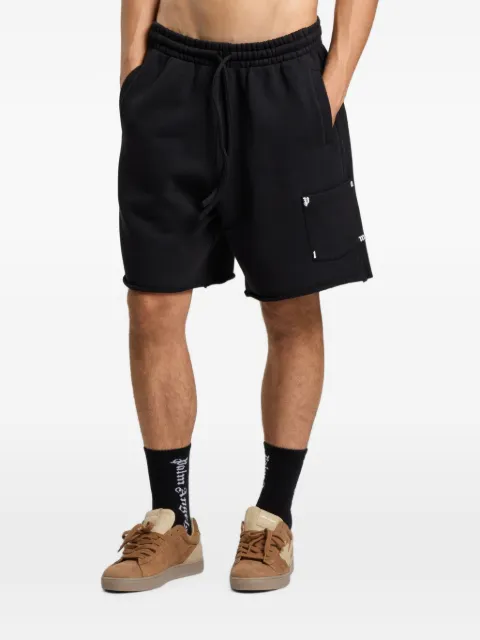 Palm Angels Palm Type sweatshorts Black PAMCV03F26FL011003