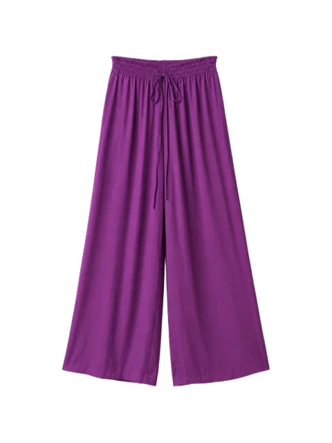 NEMA drawstring palazzo pants Purple 15104N109
