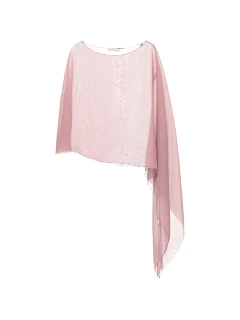 Antonelli Melone asymmetric-hem scarf Pink MELONEJ9510Q573