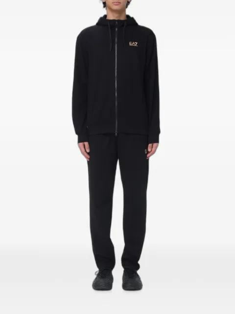 Ea7 Emporio Armani logo-print track pants Black 8NPV62PJVRZ0208