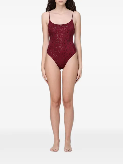 MC2 Saint Barth rhinestone-embellished swimsuit Red CEC000600234L
