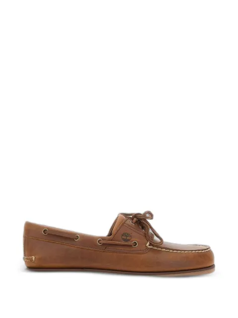 Timberland Classic 2-Eye leather boat shoes Brown TB0A232XF741SABBIA