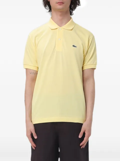 Lacoste L.12.12 piqué cotton polo shirt Yellow L1212