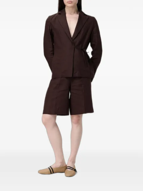 Colmar tie-fastening linen blazer Brown 84406AZ