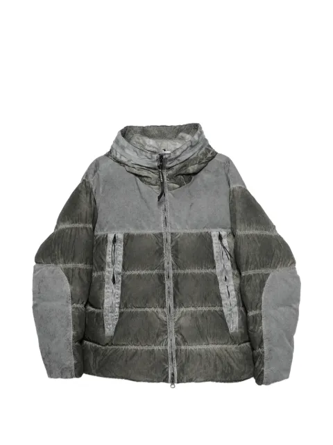 C.P. Company hooded padded jacket Grey 21CMOW115A006369S
