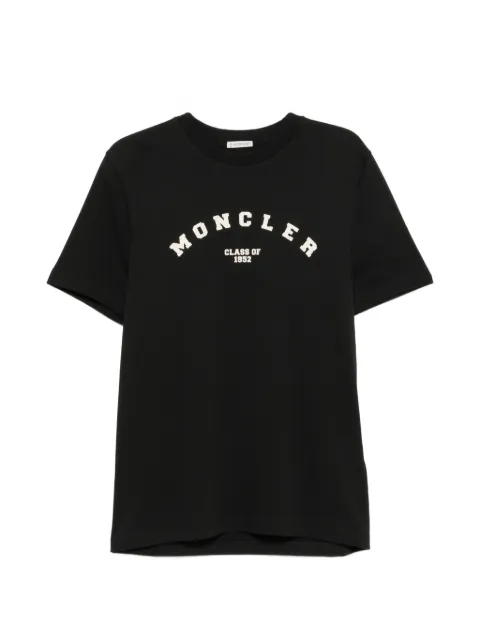 Moncler logo-print short-sleeves T-shirt Black L20918C0000489AUG