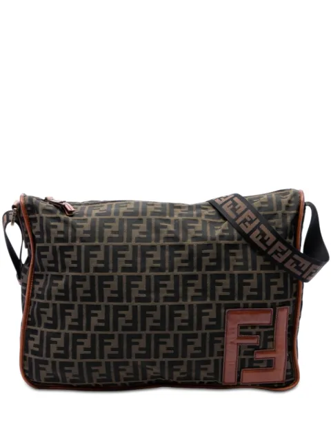 Fendi Pre-Owned 2000-2010 Zucca Canvas crossbody bag Brown 4NV0FS71S9T0R9BY