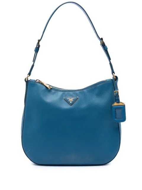 Prada Pre-Owned 2010-2026 Saffiano Lux shoulder bag Blue 15DAM7MC4IY5TE7Y