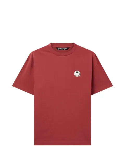 Palm Angels Palm Tree regular T-shirt Red PAMAA01F26JR022703