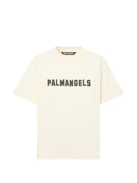 Palm Angels Palm Hills regular T-shirt Neutrals PAMAA01W26JR18