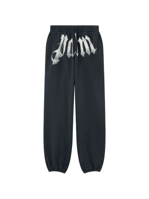 Palm Angels big waist logo sweatpants Black PAMCH05F26FL011003