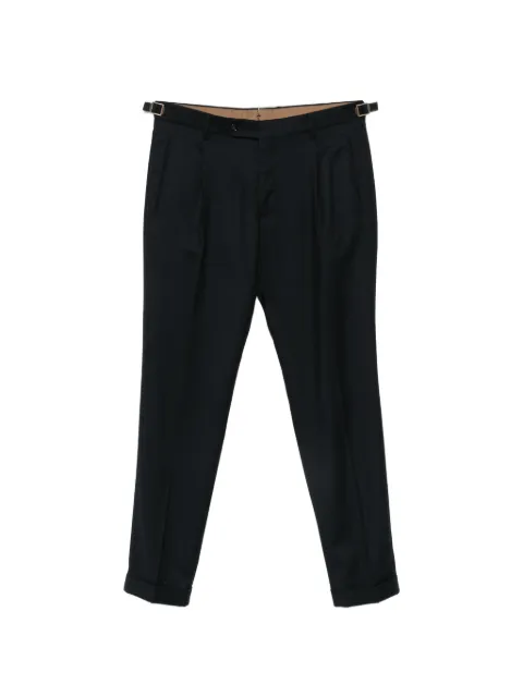 Berwich Retrolong belt-loops trousers Blue RD5470