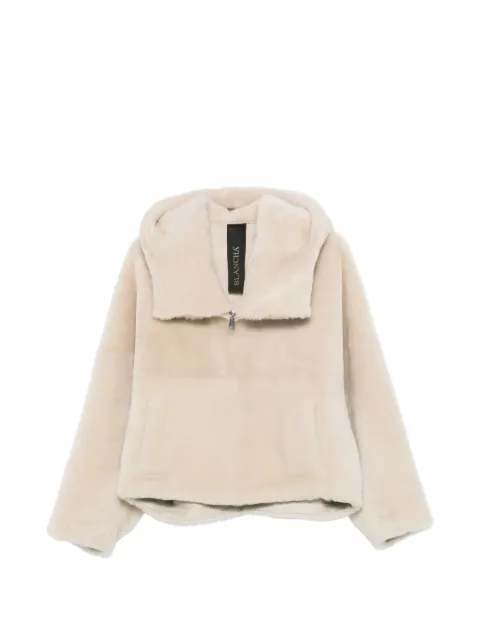 Blancha hooded shearling jacket Neutrals 26101300