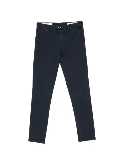 Sartoria Tramarossa Luis logo-detail trousers Blue GS365