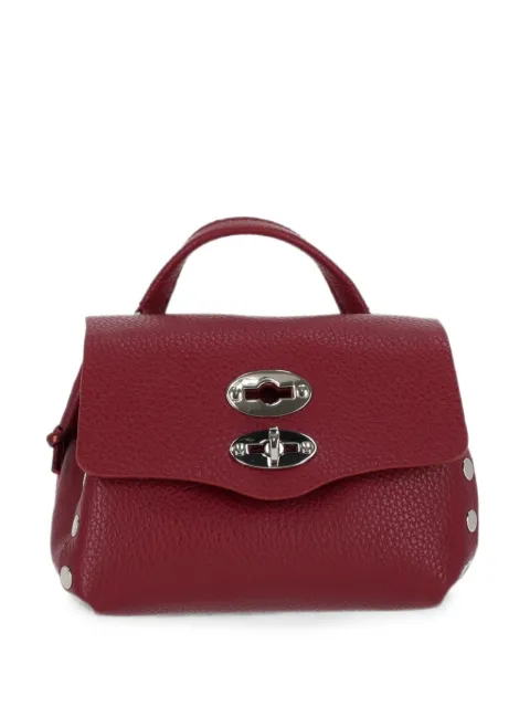 Zanellato sbaby Postina® pebbled-leather tote bag Red 0684500720000