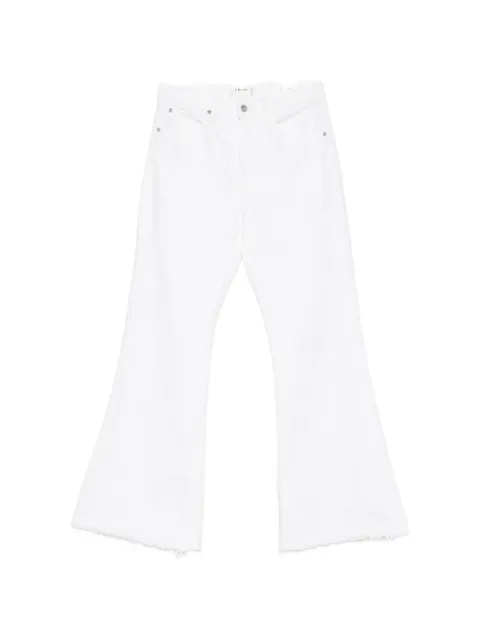 FRAME frayed-hem jeans White 3003PRF728